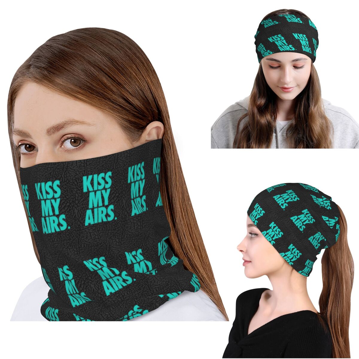 Knit Beanie Hat Warm - Бандана-шарф Kiss My Airs X Atmos,