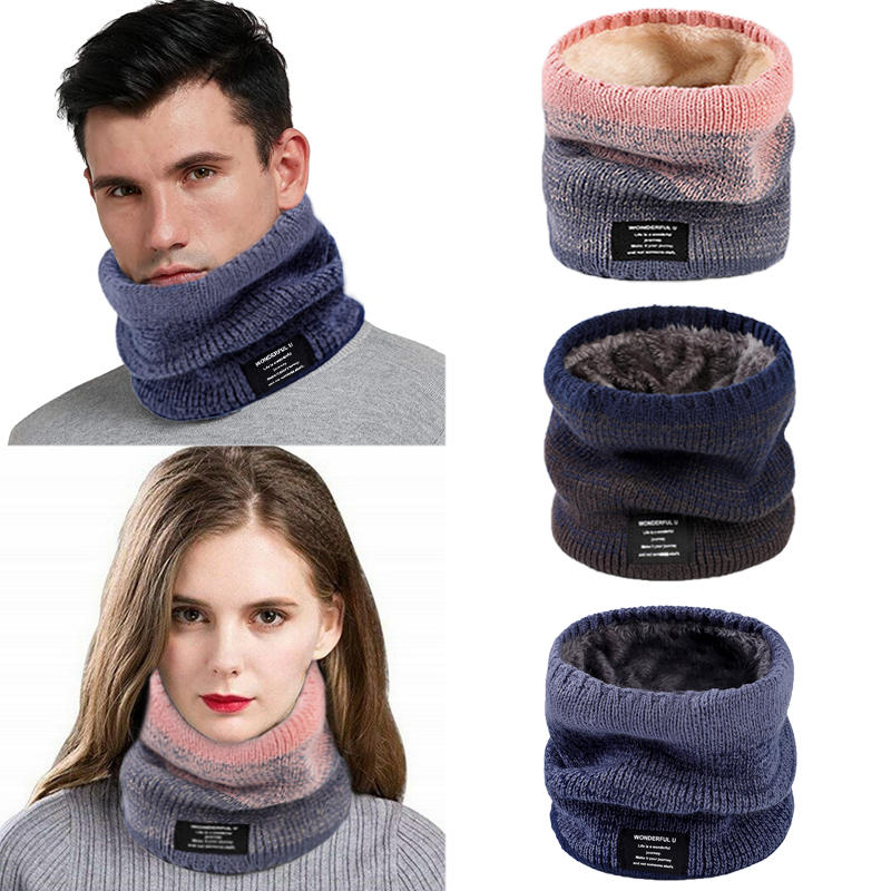 Wool Scarf Men - Зимний женский и мужской вязаный платок