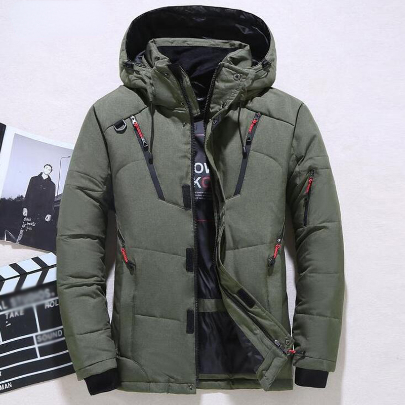 Down Jacket Packable - Пуховик мужской зимний мужской белый утиный