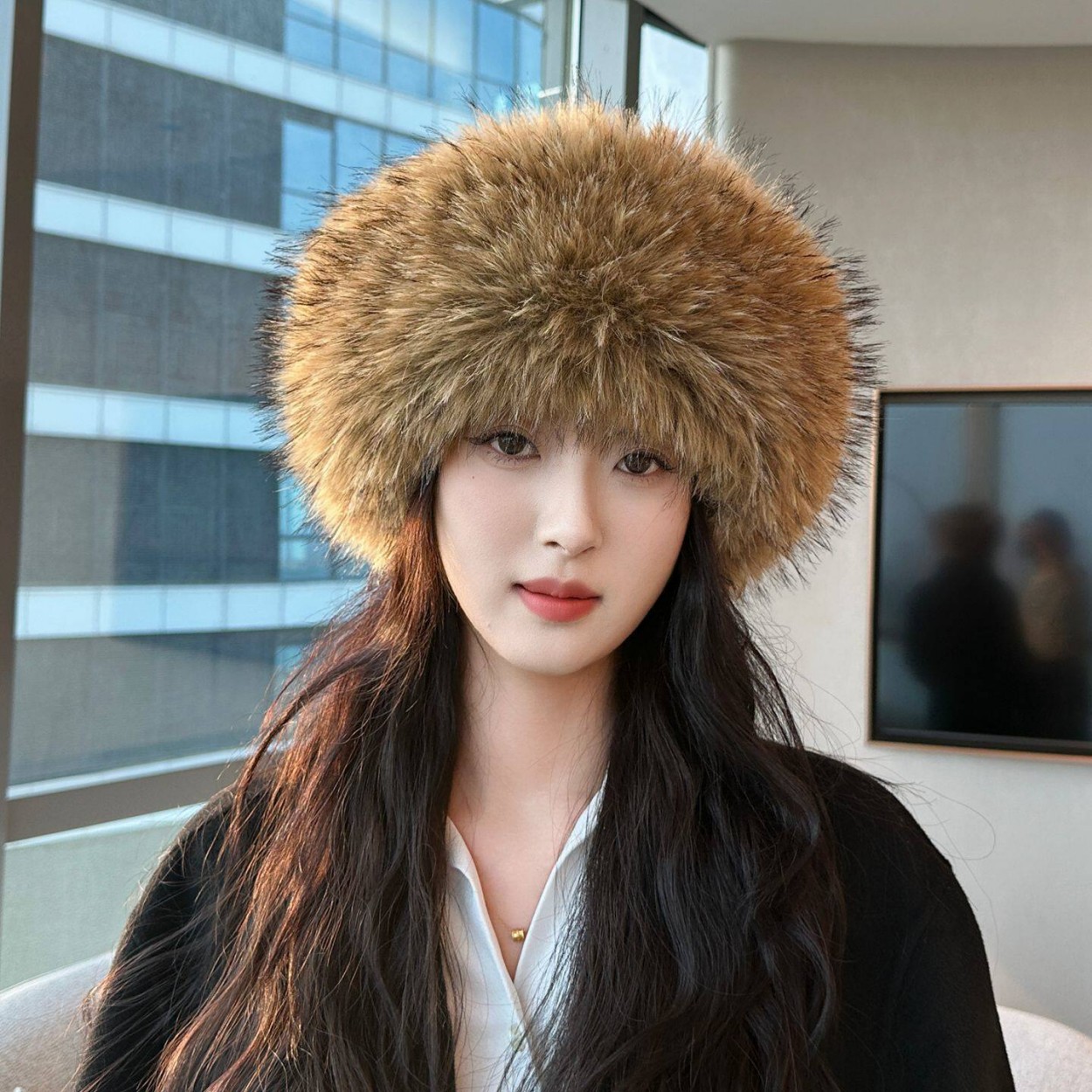 Мягкая плюшевая шапка из искус – обзор и цена Knit Beanie Hat Warm