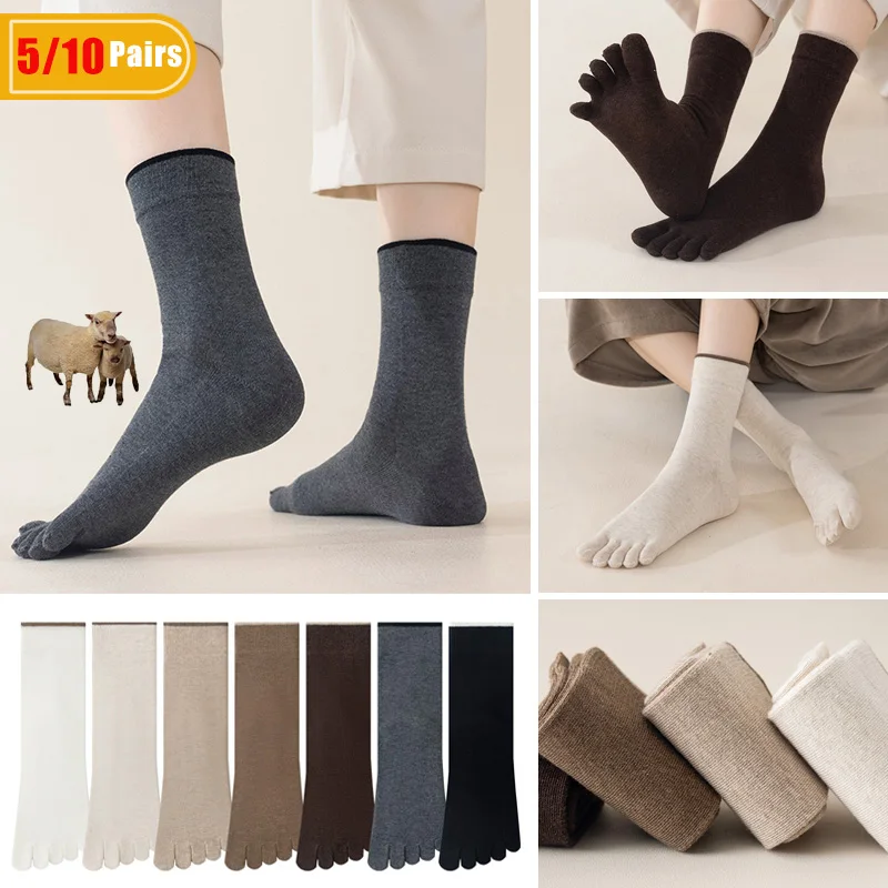 5/10 пар мужских шерстяных нос – обзор и цена Thermal Sock Wool