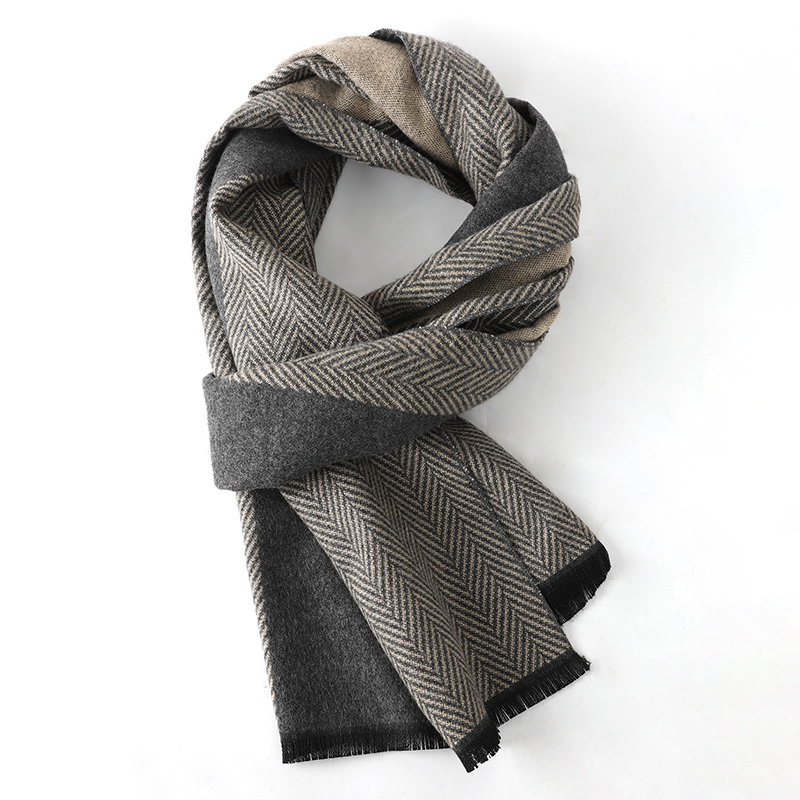 Роскошный зимний мужской шарф, – обзор и цена Wool Scarf Men